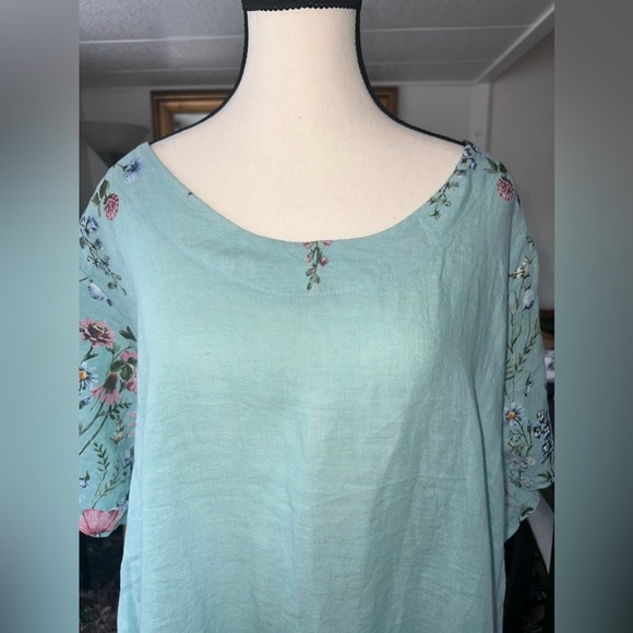 T by Transparente women’s Linen Dress made in Italy Plus Sz 3 - Picture 14 of 15